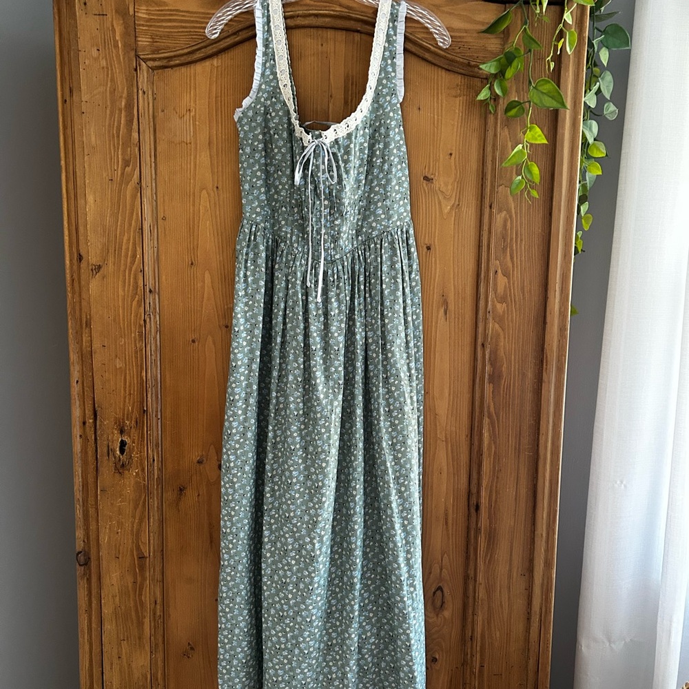 SOLD Christy Dawn Eliana Dress in Verte Tulips